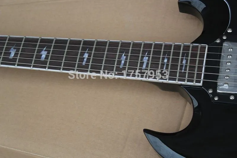2015 New Top Factory Custom Classical SG Electric Guitar Black 3 232549958