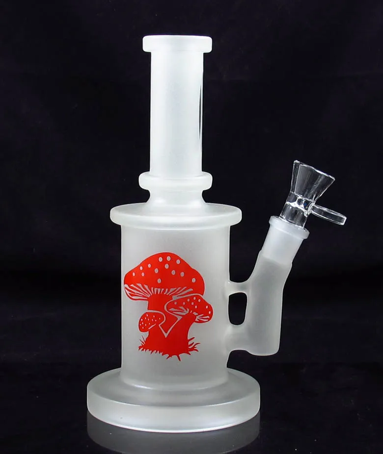 9 inç su bubbler karanlık cam bong ile kızdırma çekiç perc ve mantar fotoğraf