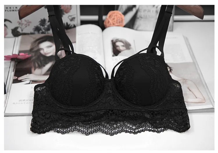 CINOON 2018 Lace Lace Bra And Underwear Adjustable Push Up VS Bra Lingerie  For Women 70 85A B C Cup Y18101502 From Zhengrui03, $10.45