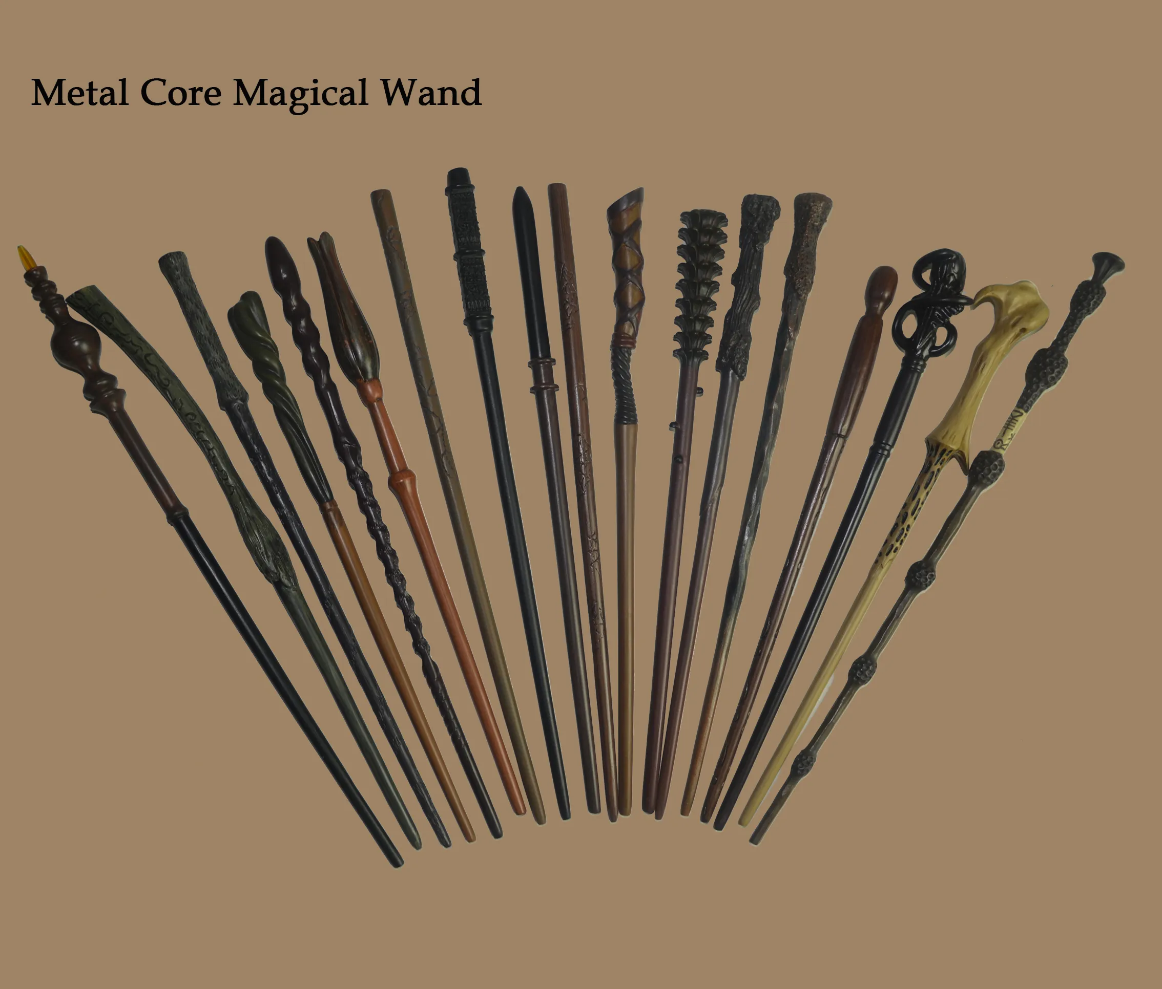 New Arrive Metal/Iron Core Bellatrix Lestrange Magic Wand/ Harry Potter Magical 