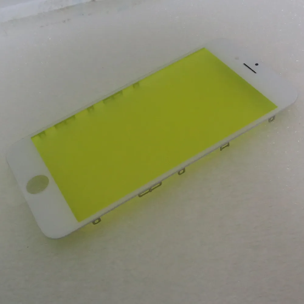 Lentille en verre avec écran tactile externe avant avec pièces de rechange pour cadre de presse à froid pour iPhone 6S / 6plus