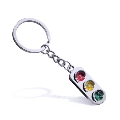 الموضة الإبداعية Steam Train Design Metal Keychain Bunk Rock Automotive Keyring Chains Fob Holder بالجملة