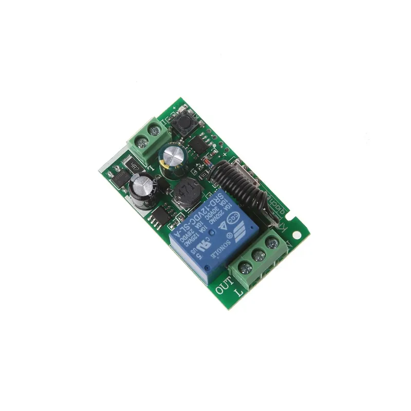 Contactor Relay Switch 433MHz RF Wireless Remote Control Switch AC 110V ...