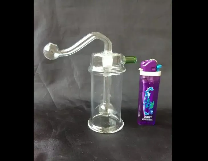 Large concave glass water bottle Wholesale Glass bongs Oil Burner Glass Water Pipes Oil Rigs Smoking Free