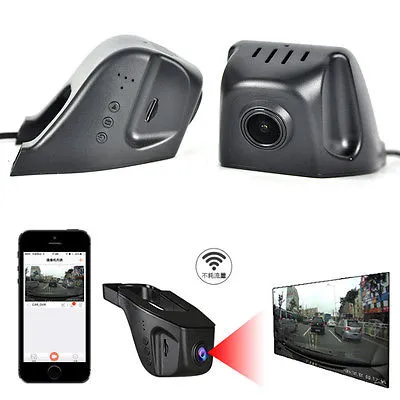 WIFI 1080P 170 ° Weergave Verborgen Auto DVR HD Video Camera Recorder Night Vision Dashboard Vision Veicular Camera Video Registrator Auto DVR