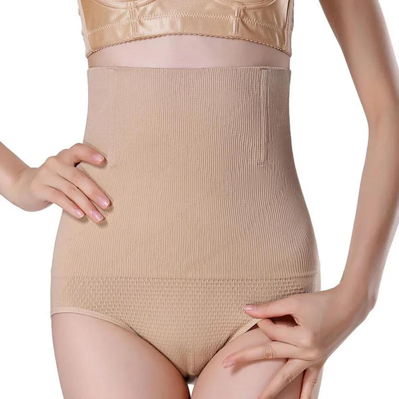 Kadınlar Yüksek Bel Vücut Şekillendirici Külot dikişsiz karın Oryantal Kontrol Bel Zayıflama Pantolon Shapewear Kuşak Iç Çamaşırı Siyah Cilt Bel Eğit ...