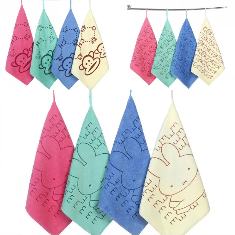 Schattige baby handdoek gezicht microfiber absorberend droog bad strand handdoek washandje badmode baby katoen kinderen handdoek