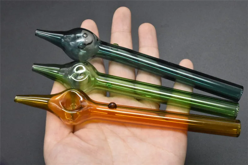 Hochwertige farbige Glas-Dabs-Pfeife, 15 cm, Glas-Ölbrenner, Wasserpfeifen, Glas-Ölbrenner, Bubbler
