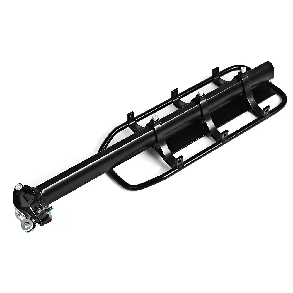 Adjustable Bicycle Rear Carrier Backseat Storage Rack Luggage Shelf Cycling Tool lightweight, anti-corrosion and high hardness