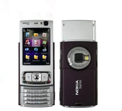 الأصلي مقفلة نوكيا N95 الهاتف المحمول 5MP 3G WIFI GPS تجديد الهاتف المحمول