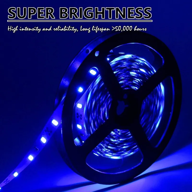 5630 SMD LED -strip Light DC12V 5M 300LED Hög ljusstyrka Flexibel LED -tejp inomhus heminredning Lamp vit/varm vit