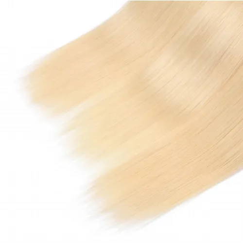 Grade 10a vente en gros de faisceaux droits brésiliens armure 1 pièce seulement faisceaux complets 613 couleur 100% Extension de cheveux humains 8-30 pouces