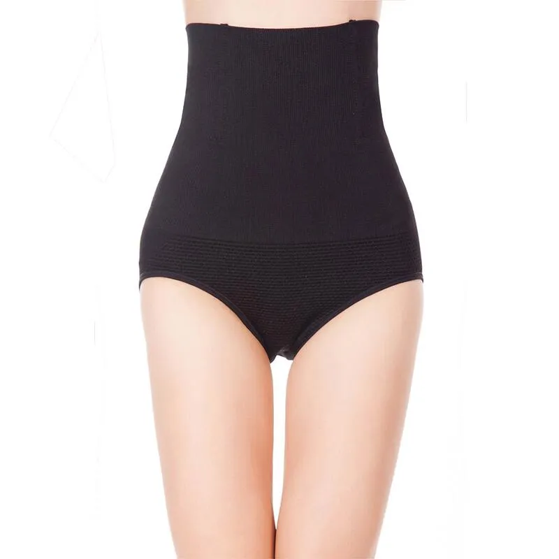 Women High Waist Tummy Control Seamless Body Shaper Girdle Boned Pants  Shapewear