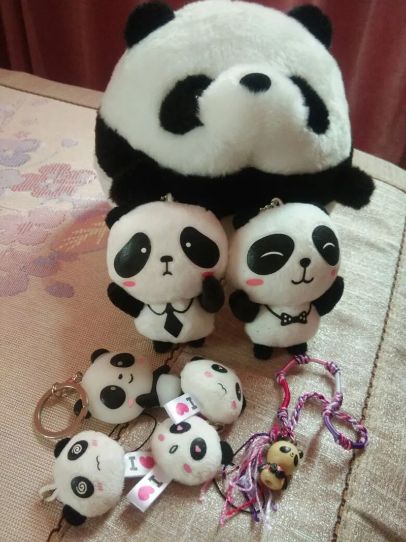 15 cm Mini Panda Bonito brinquedos de Pelúcia Bolas Rodadas Kung animais de Pelúcia para a festa de aniversário favor fornecimento de presente de natal presente do dia das Crianças