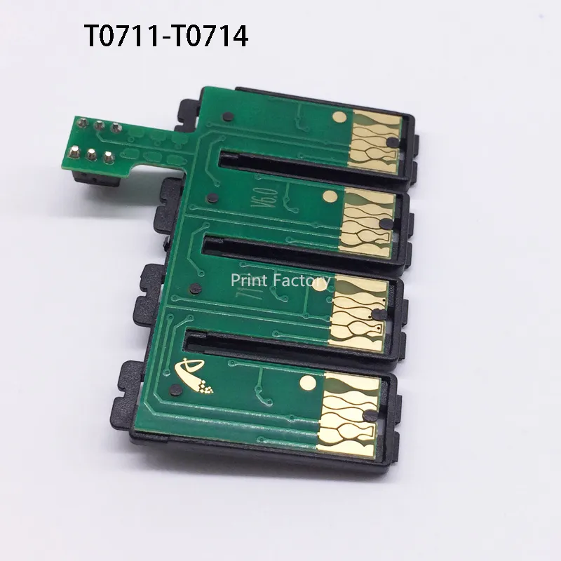 T0711 Ciss Combo Chip for Epson DX4400 DX4450 DX5050 DX6000 DX6050 DX7400 DX7450 DX8400 DX8450 DX9400 DX9400F