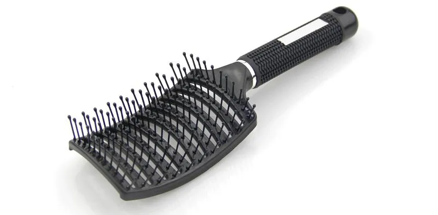 Professional Anti-static Hair Brush Curved Row Hair Comb Hairstyle Scalp Massager Hairbrush Barber Hairdressing Styling Tools New Popular