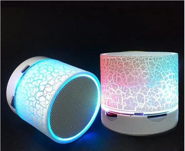 Bluetooth Speakers LED A9 S10 Wireless speaker hands Portable Mini loudspeaker free TF USB FM Support sd card PC with Mic