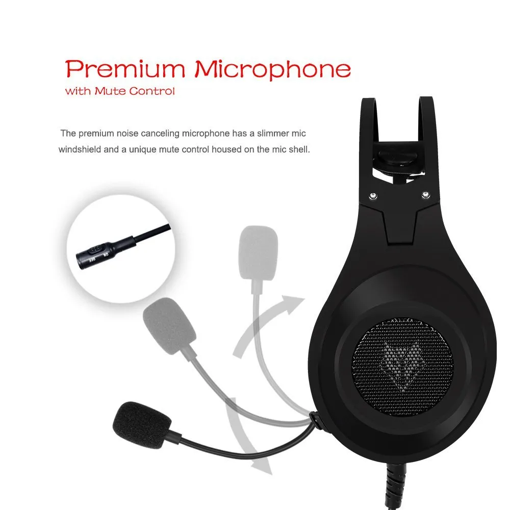 NUBWO N2 Xbox One PS4 Gaming Headset, PC Mic Stereo Gamer Headphones with Microphone Computer Xbox one s Playstation 4 Xbox 1 x Games