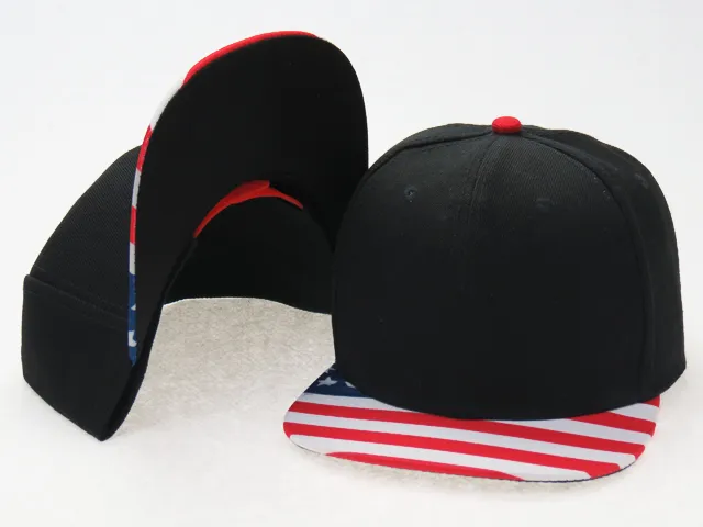 無地のフィットキャップ新しい野球帽の堅い平らな紙幣バイザー空白色の基本的なスポーツスナップバック帽子2016安い割引帽