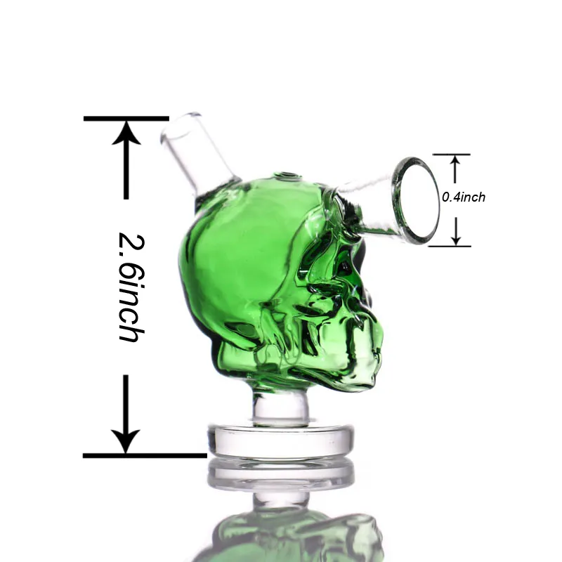 Hookahs Nieuwe Skull Bongs Reizen Mini Water Glas Bong Bubbler Joise Roken Bubble Pipe