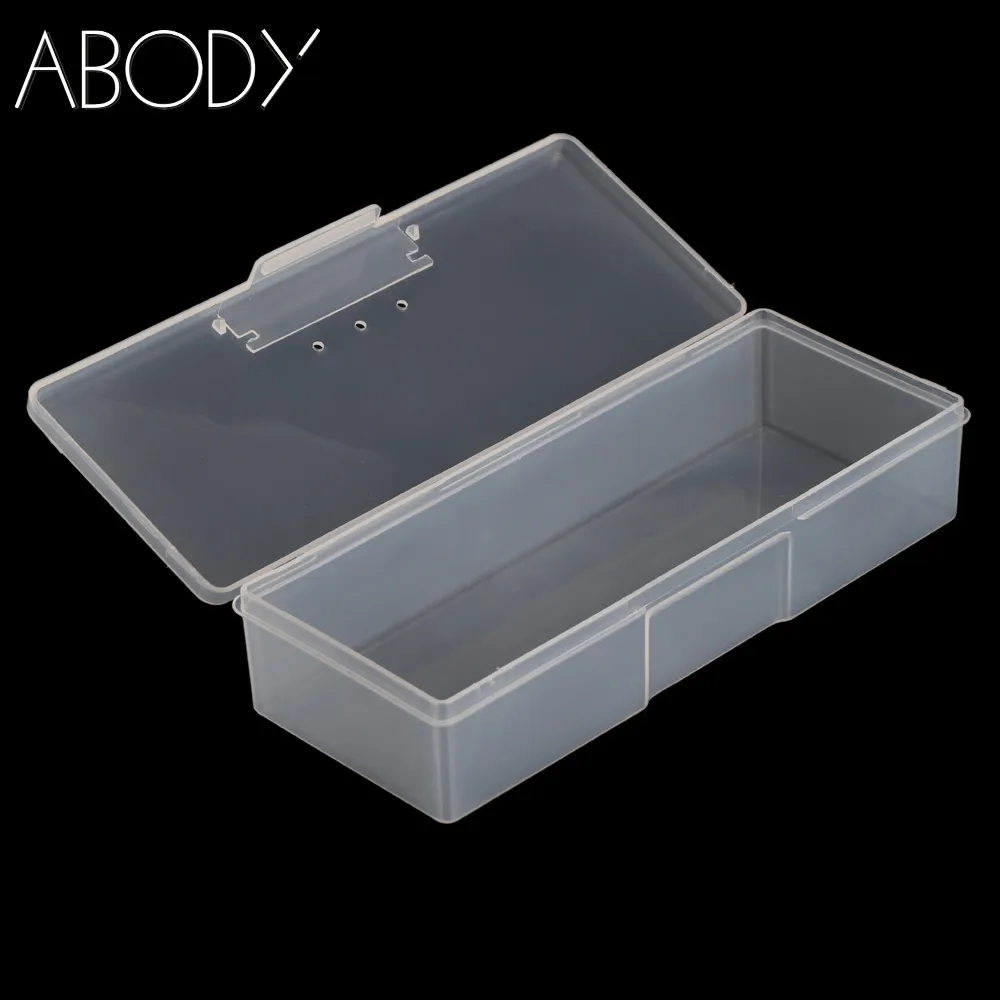 Plastic Nail Art Storage Box Storage Display Box Case for Jewelry  Pills Nail Art Tips Portable Equipment Tool NEW