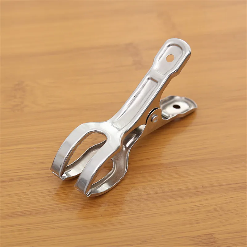 Novelty Stainless Steel Clothes-pin Pegs Spring Clips For Air-dry Socks Underware Coat Pants Laundry Drying Hanger Rack Document Folder