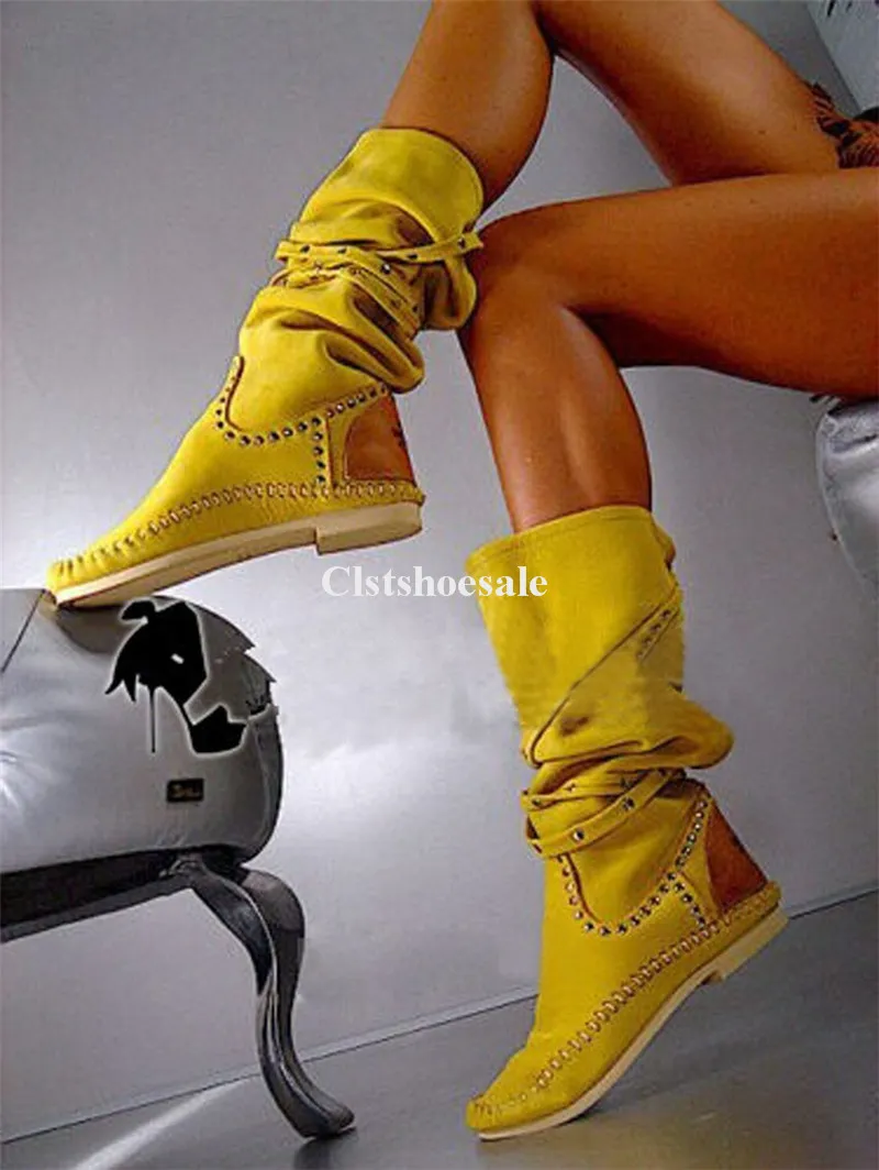 Yellow bottes femmes hiver top
