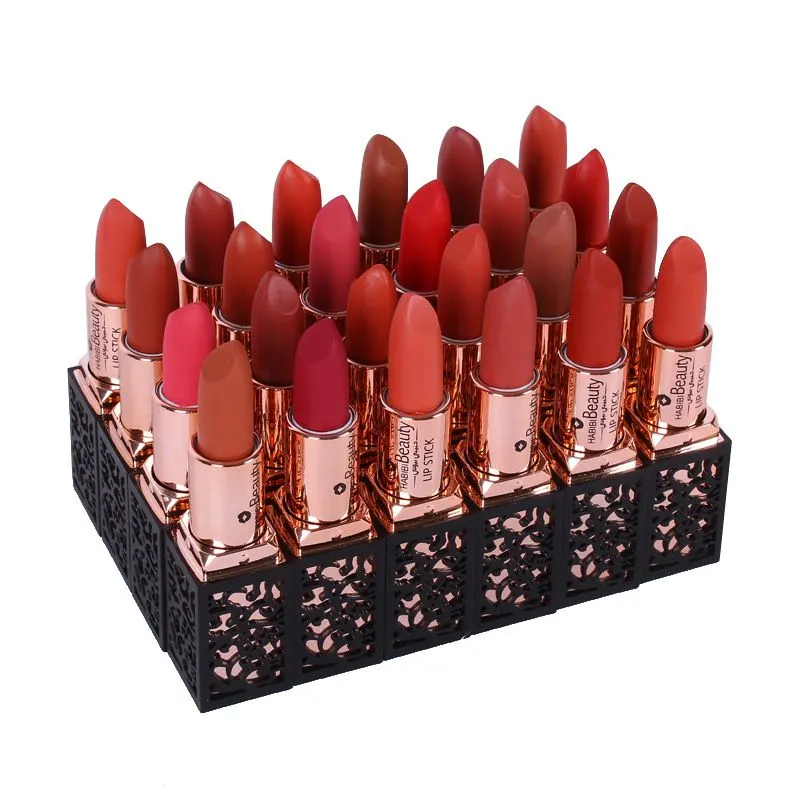 HABIBI BEAUTY Makeup Matte Lipstick Vevet Long Lasting Kissproof All Day Lipstick Best Selling 2018 newest lipstick