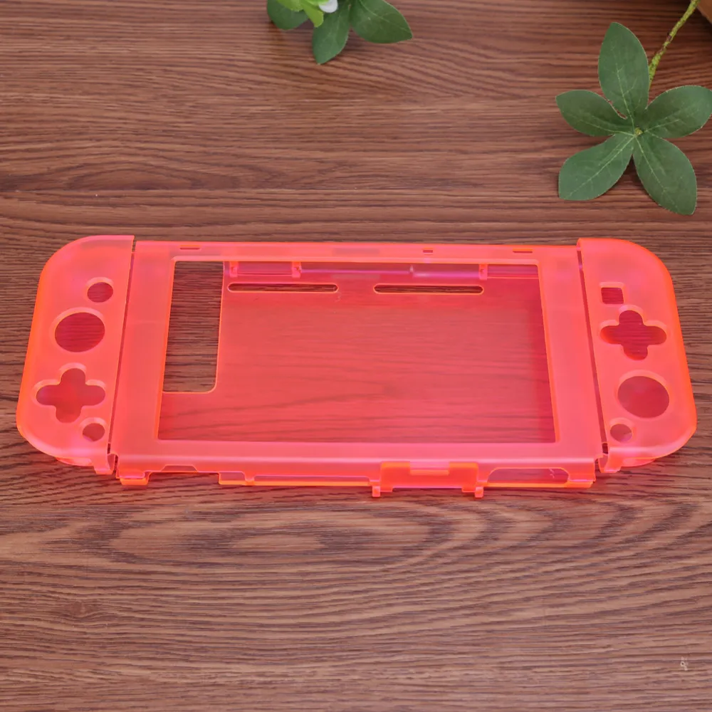 Housse de protection en cristal léger 4 couleurs pour console Nintendo Switch NS et étui de jeu de contrôleur