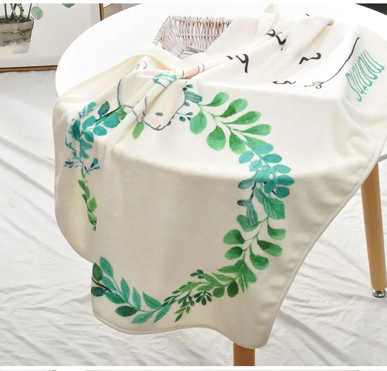 Ins Miúdos Asa Impressão Cobertores Fotografia Pôsteres Background Infantil Swaddling Flor Digital Recém-nascido Bebê Wraps 70 * 102cm C4432