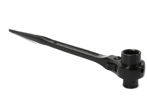 14mmx17mm 280mm (11 인치) 뾰족한 꼬리가있는 빠른 래칫 렌치 이중 목적 래칫 핸들 렌치 스패너 손 도구 자동 수리 도구