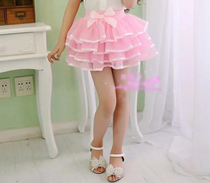 Meisjes kleding baby meisje jurken tule cake rok kinderen kinderen boutique kleding tutu dance rok baby outfit groothandel 2-12Y xZT027