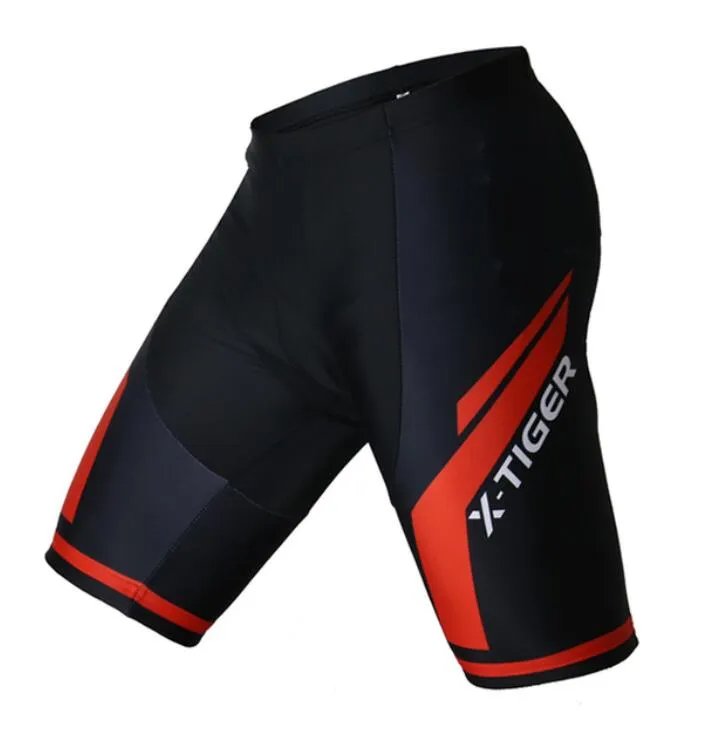 X-TIGER Heren fietsonderbroek fietsbroek met 5D zitkussen fiets X-TIGER Heren fietsonderbroek fietsbroek met 5D zitkussen fiets