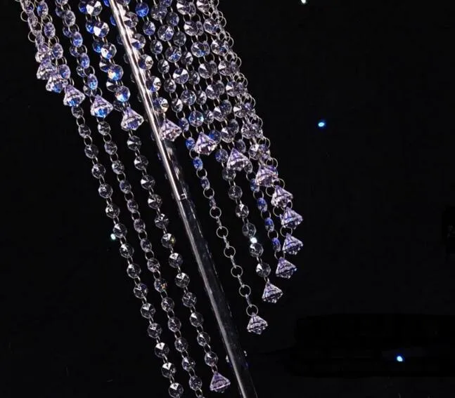 Elegant Tall Acrylic Crystal Wedding Road Lead Wedding Centerpiece Event Wedding Decoration Event Party Decoration för tabell6060449