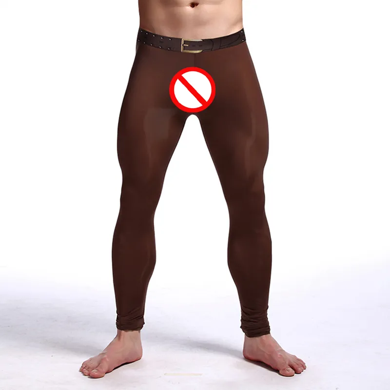 Seksi erkek Iç Çamaşırı Giyim Şeffaf Zentai Tayt Bale Ipek paçalı don Kostümleri Süper streç Naylon Spandex GAY Ücretsiz DHL Için