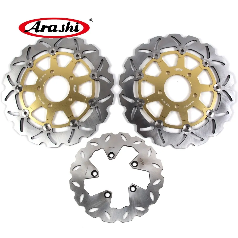 ARASHI pour SUZUKI SV650S 1999 2000 2001 2002 Kit de disques de disque de frein avant arrière SV 650 S SV650 650S GSX600F GSX750F