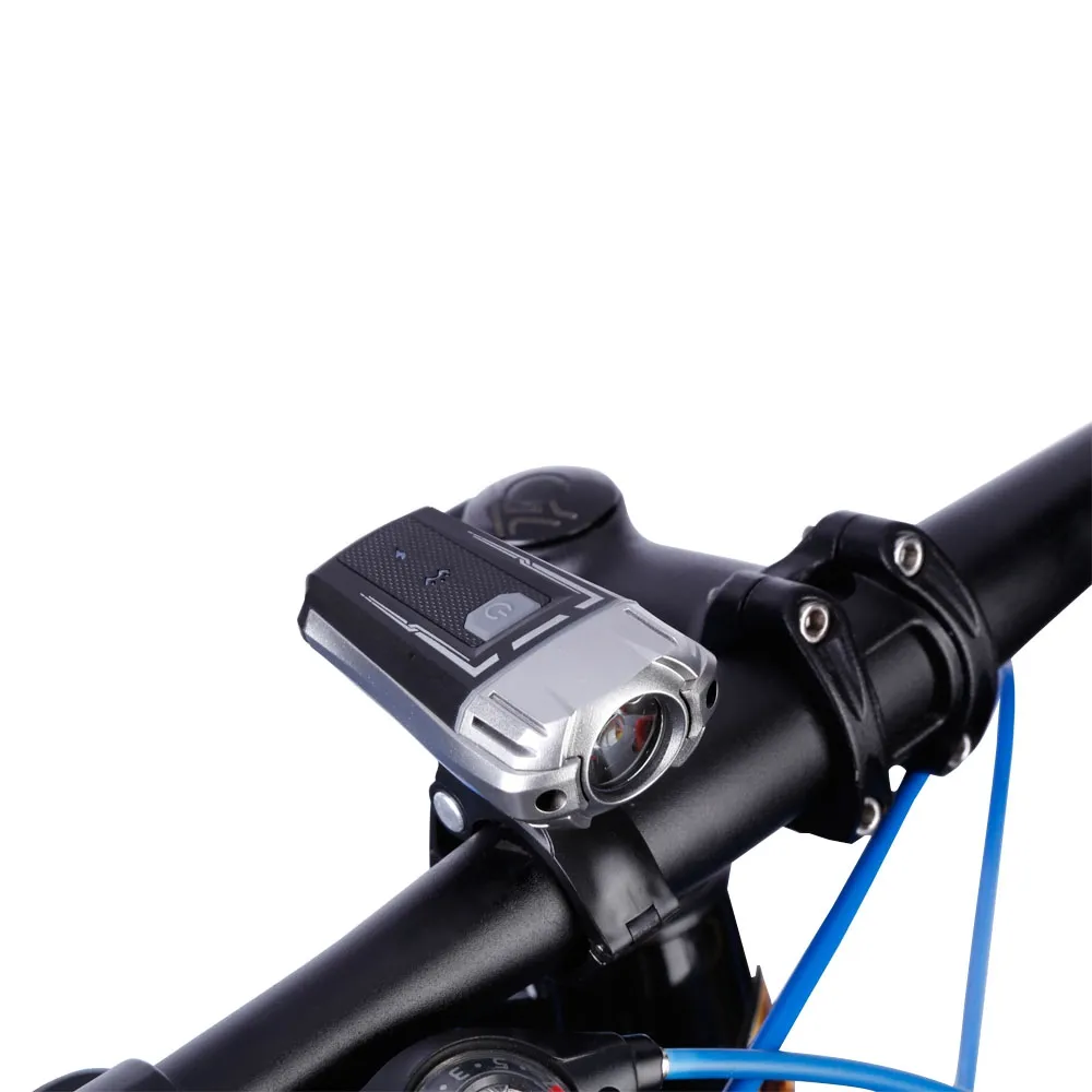 USB Rowerowa rowerowa rowerowa Frontowa latarka Reflektor Hełm Lekka Wysoka jakość z materiałem ze stopu aluminium