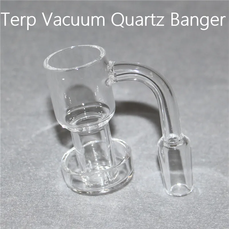 Terp Vacuum Quartz Banger Sundries XL OD 25mm Nail 14mm 18mm Domeless Slurper Up Oil Bangers pour fumer des conduites d'eau Rigs