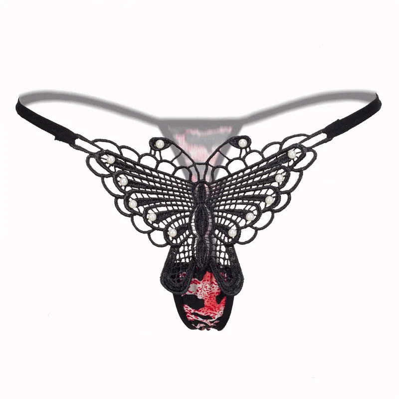 Purple Women's Butterfly G-string Underwear Fashion Girls Sexy