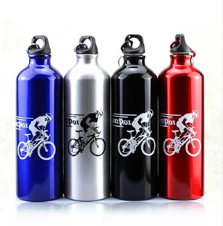 750 ملليلتر شرب المياه زجاجة سبائك الألومنيوم mtb دراجة زجاجة المياه في الرياضة التخييم التنزه دراجة دراجة ركوب زجاجات زجاجات