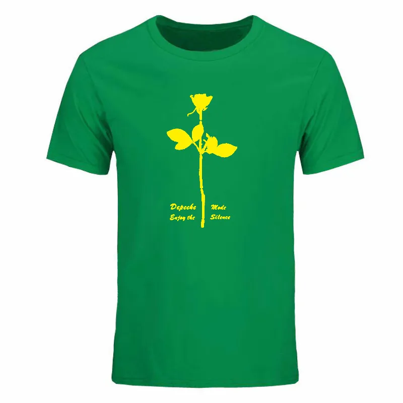 Depeche Mode T-shirt Profitez du silence t shirts hommes à manches courtes Coton tops hommes tee-shirt tshirts diy0334d4385750