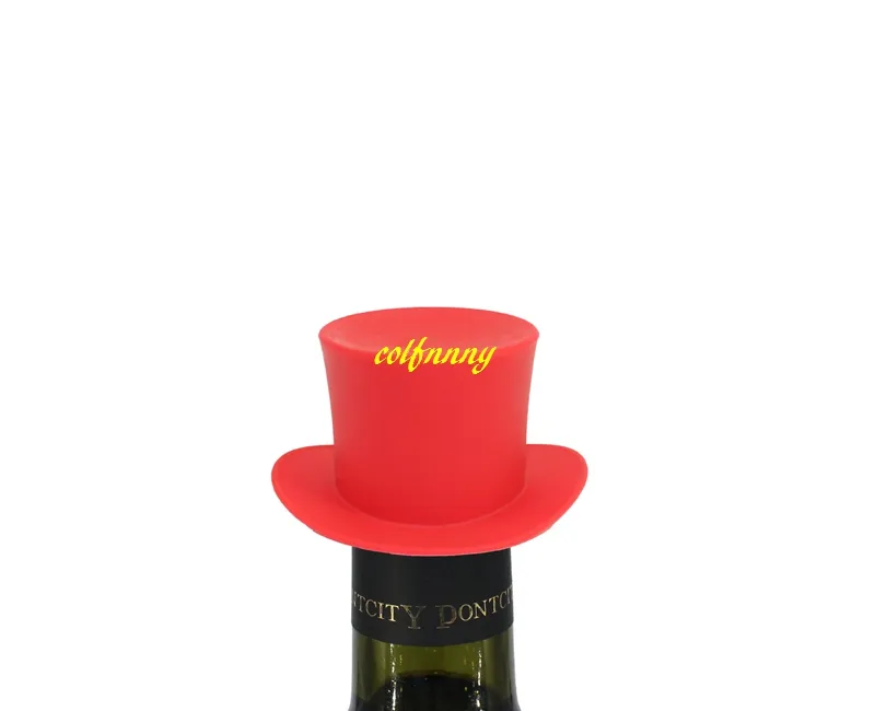 petit chapeau Silicone bouchon de vin rouge vin Champagne bouchon bouteille de bière Cowboy bouchon bouchons de bouteille scelleurs
