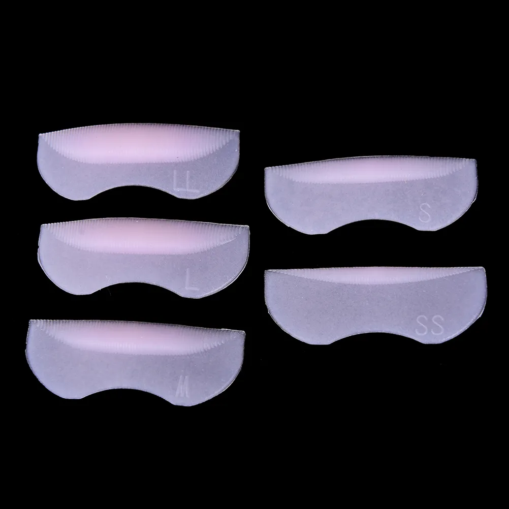 10 pçs 5 pares pro silicone cílios perming modelador curling falso olho cílios extensão escudo pad8335283