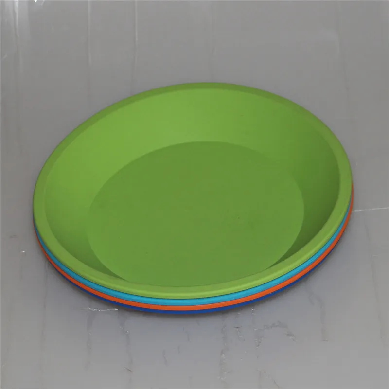 hot colorful circular silicone tray Deep Dish Round Pan 8"X8" Non Stick Silicone Containers Concentrate Oil BHO fda silicone tray free dhl