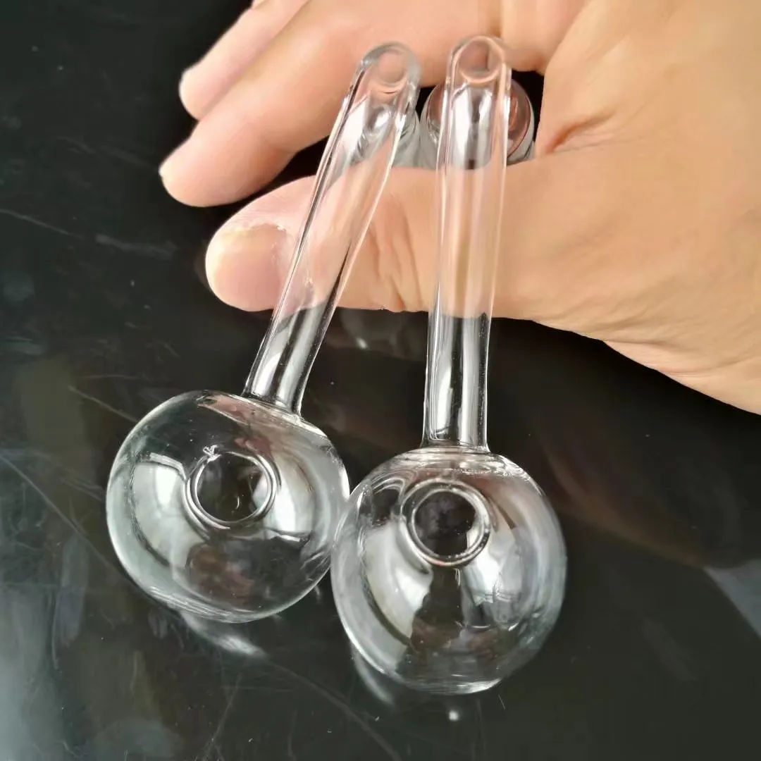 Transparent 14mm18mm grand pot, gros bongs en verre conduites d'eau d'huile tuyaux en verre plates-formes pétrolières fumer, livraison gratuite