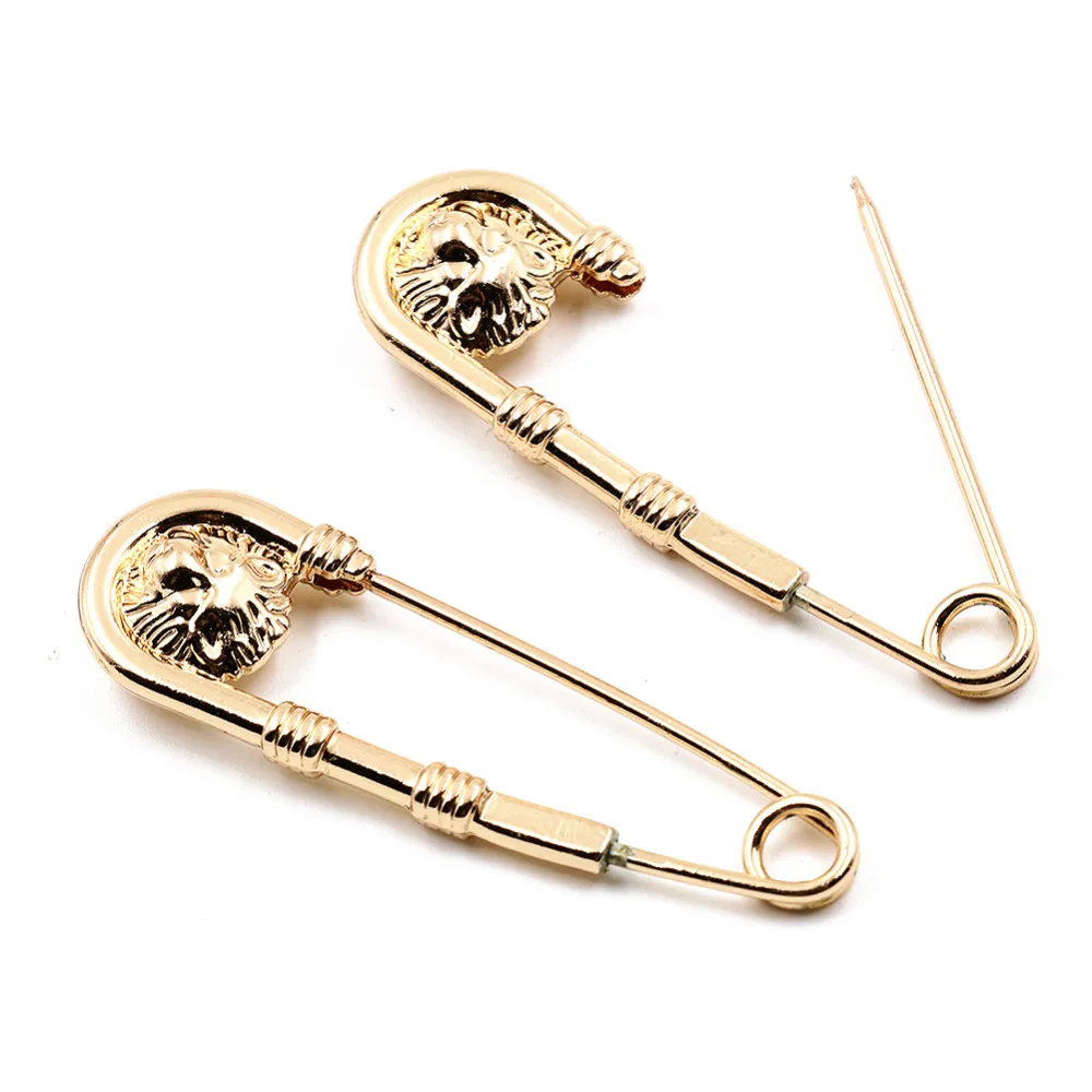 Mdiger Wholesale Broche Etiqueta Pins Metal Lion Head Pin Broche Para Hombres Broches De Aleación Hombres Trajes Mezclados 10 UNIDS / LOTE De 1,87 € | DHgate