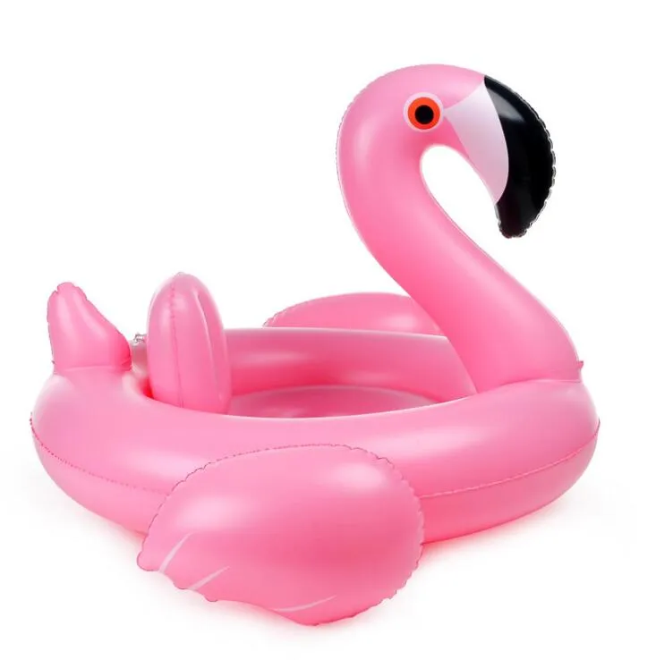 Anel de natação Flamingo Assento Flutuador Inflável inflável do bebê Piscina Infantil Brinquedos de Praia Crianças Nadar Círculo nadar Piscina bóias cisne Brinquedos