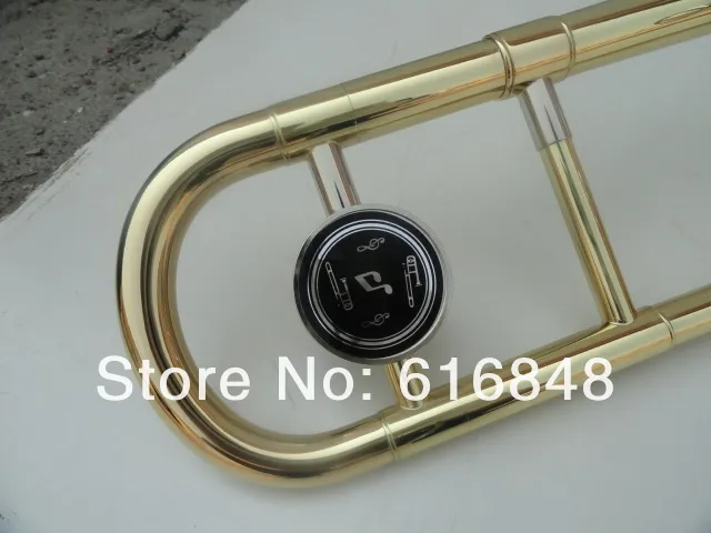 3 Key Tenor Trombone 85 Alloy Copper Speaker Guldyta Tenor Trombone B Plansinstrument med trombonmunstycke och väska