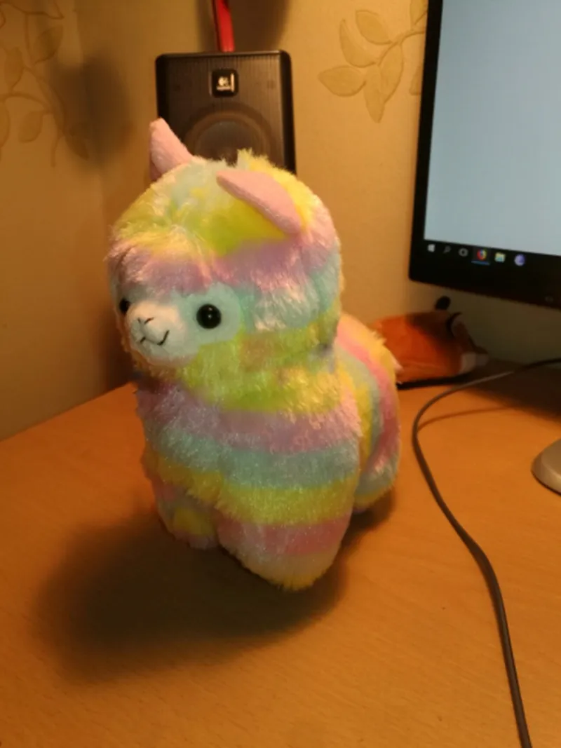 17 cm Alpaga Vicugna Pacos En Peluche Jouet Japonais Doux En Peluche Alpacasso Bébé Animaux Alpagas Cadeaux LA049