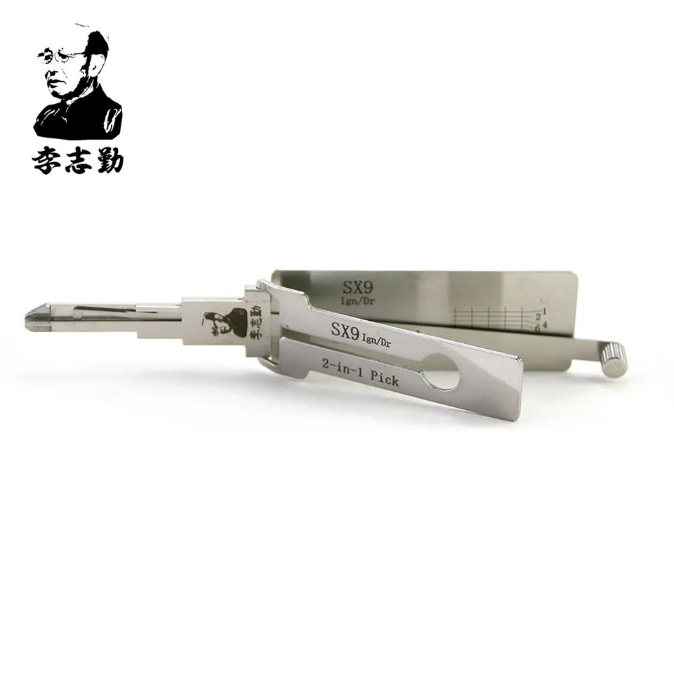 Mr. Li's Original Lishi SX9 2in1 Decoder and Pick - Best Automotive Locks Unlock Tools on the Market